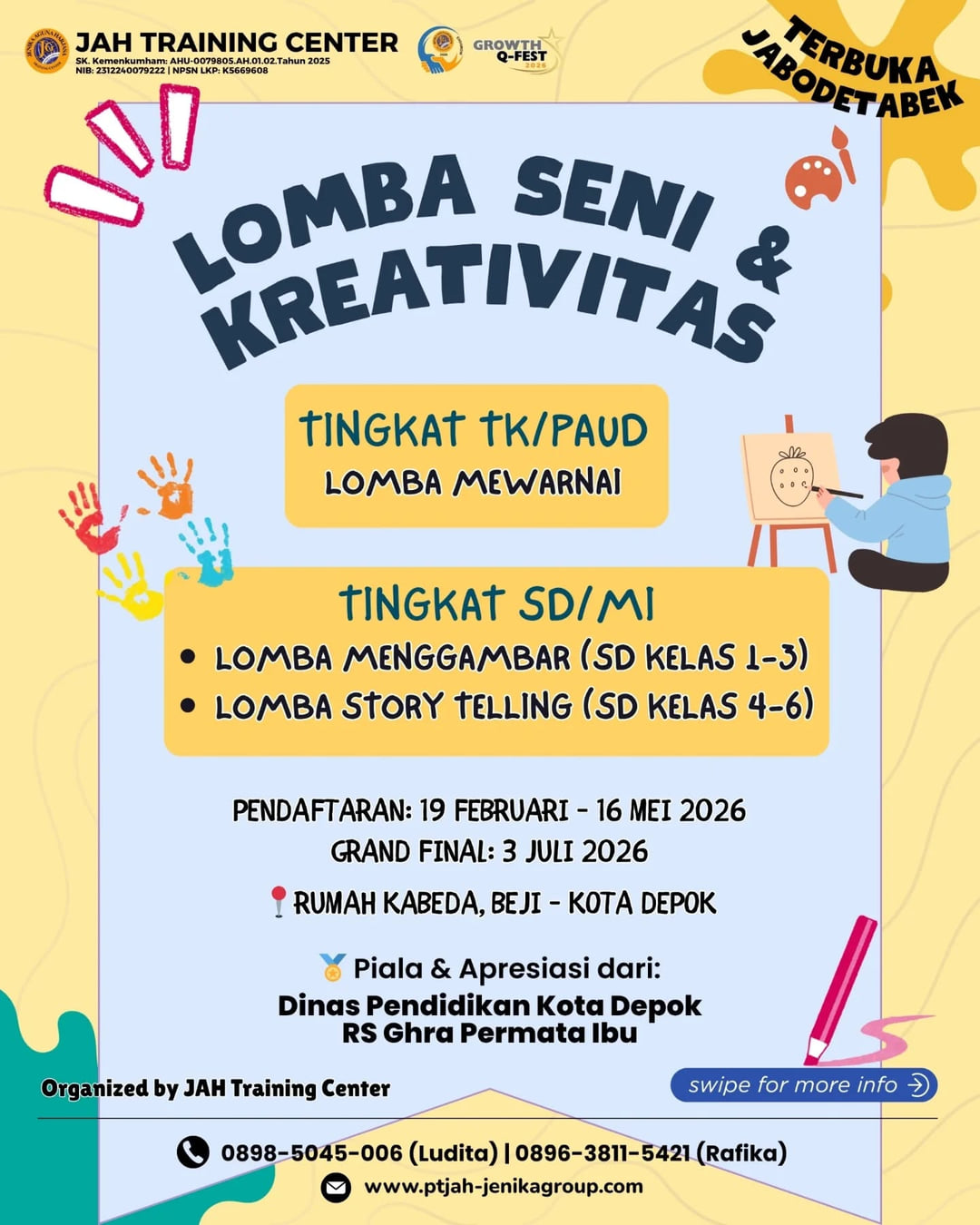 LOMBA SENI & KREATIVITAS 2026 - Poster 2