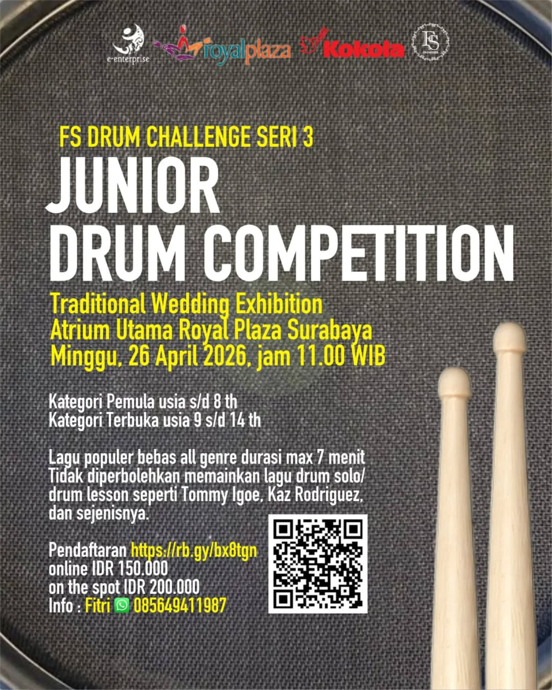 Junior Drum Competition - Poster 2