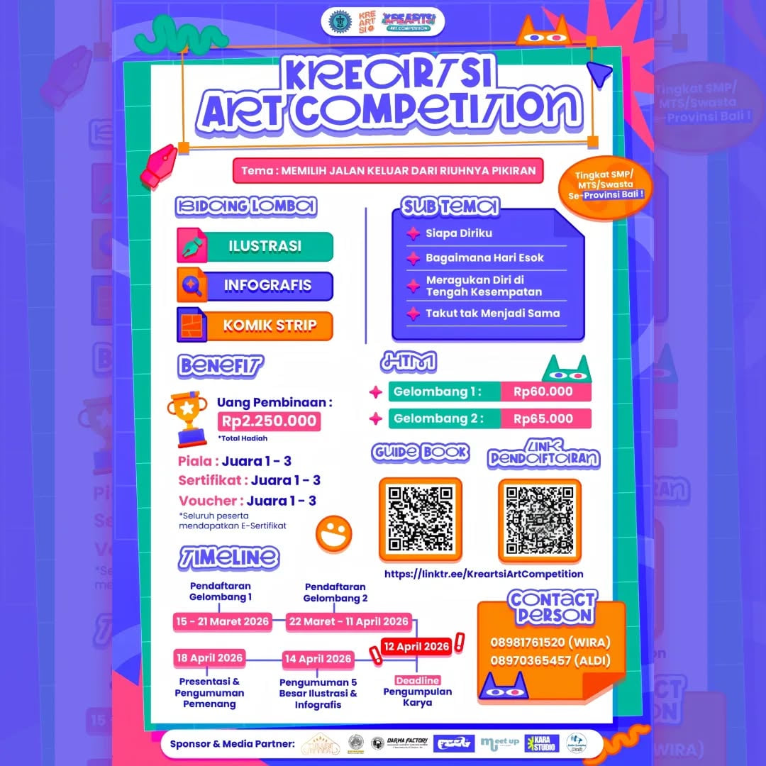 Kreartsi Art Competition - Poster 2