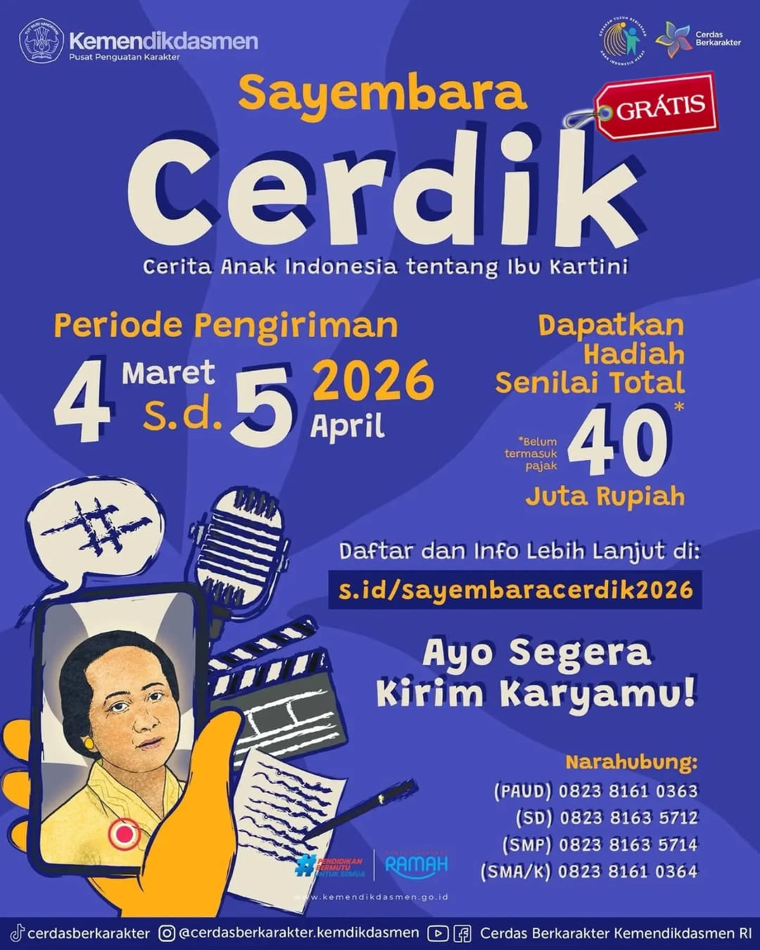 Sayembara Cerdik (Cerita Anak Indonesia tentang Ibu Kartini) - Poster 2