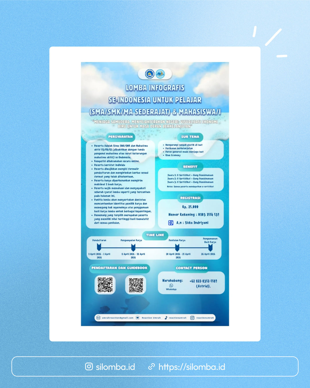 Lomba Infografis Se-Indonesia - Poster 1