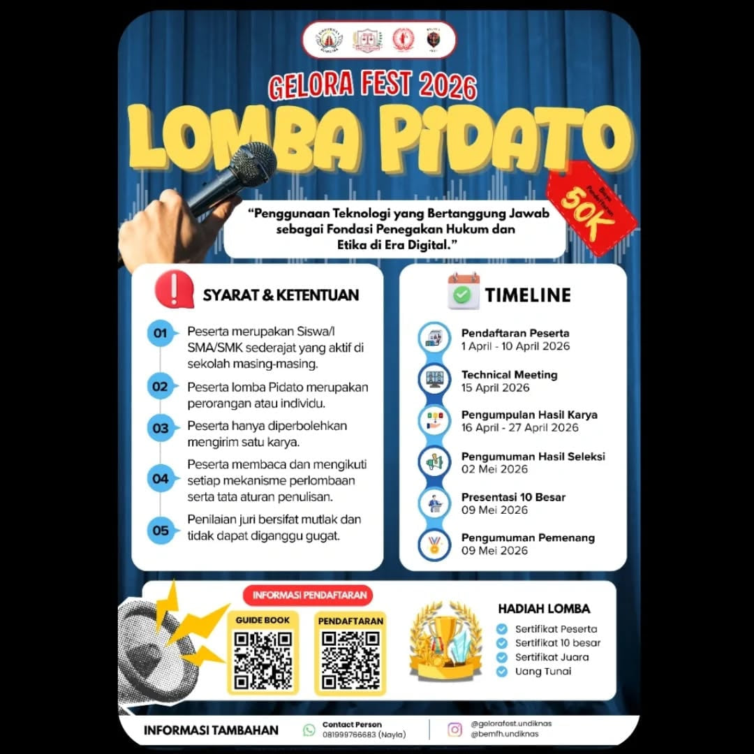Lomba Pidato - Poster 2