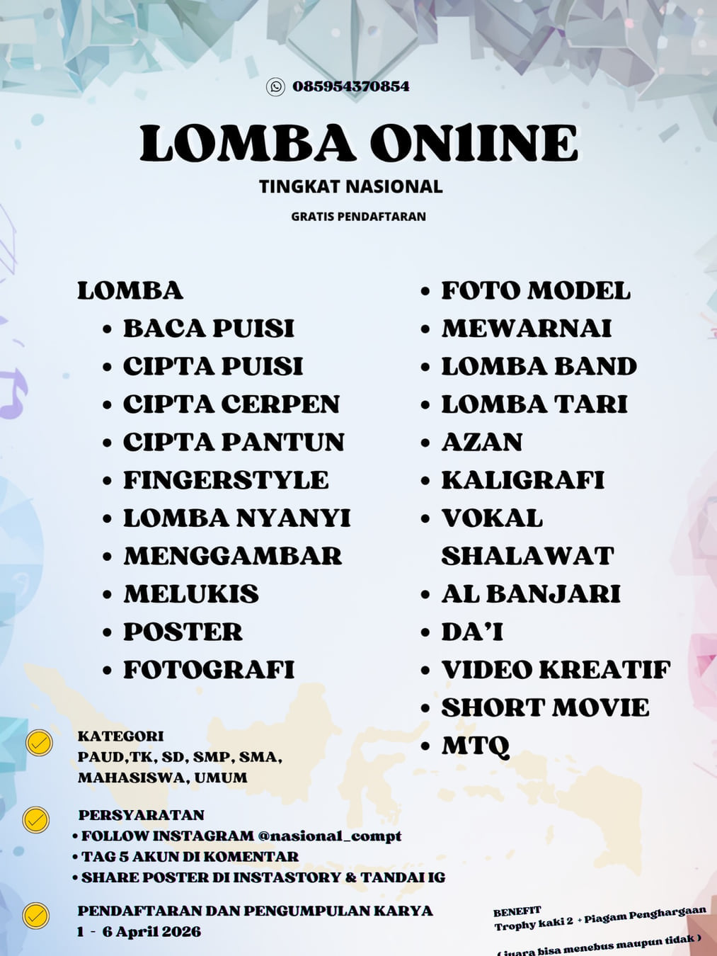 Nasional Competition - Poster 2