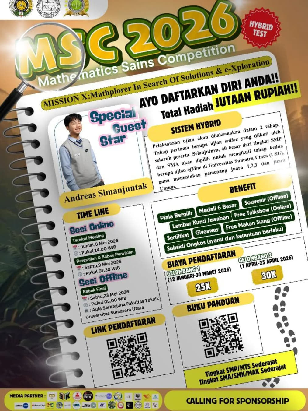 Mathematics Science Competition (MSC) 2026 - Poster 2