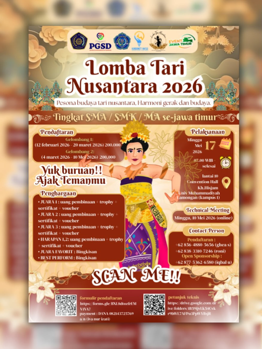 Lomba Tari Nusantara 2026 - Poster 2