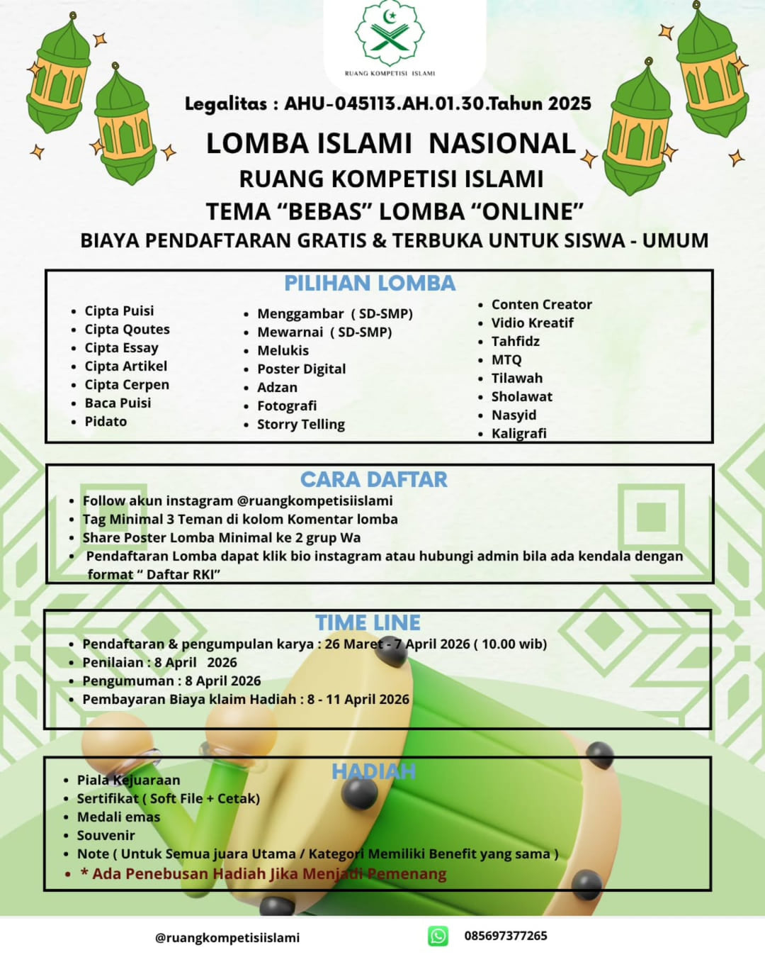 Lomba Islami Nasional - Poster 2