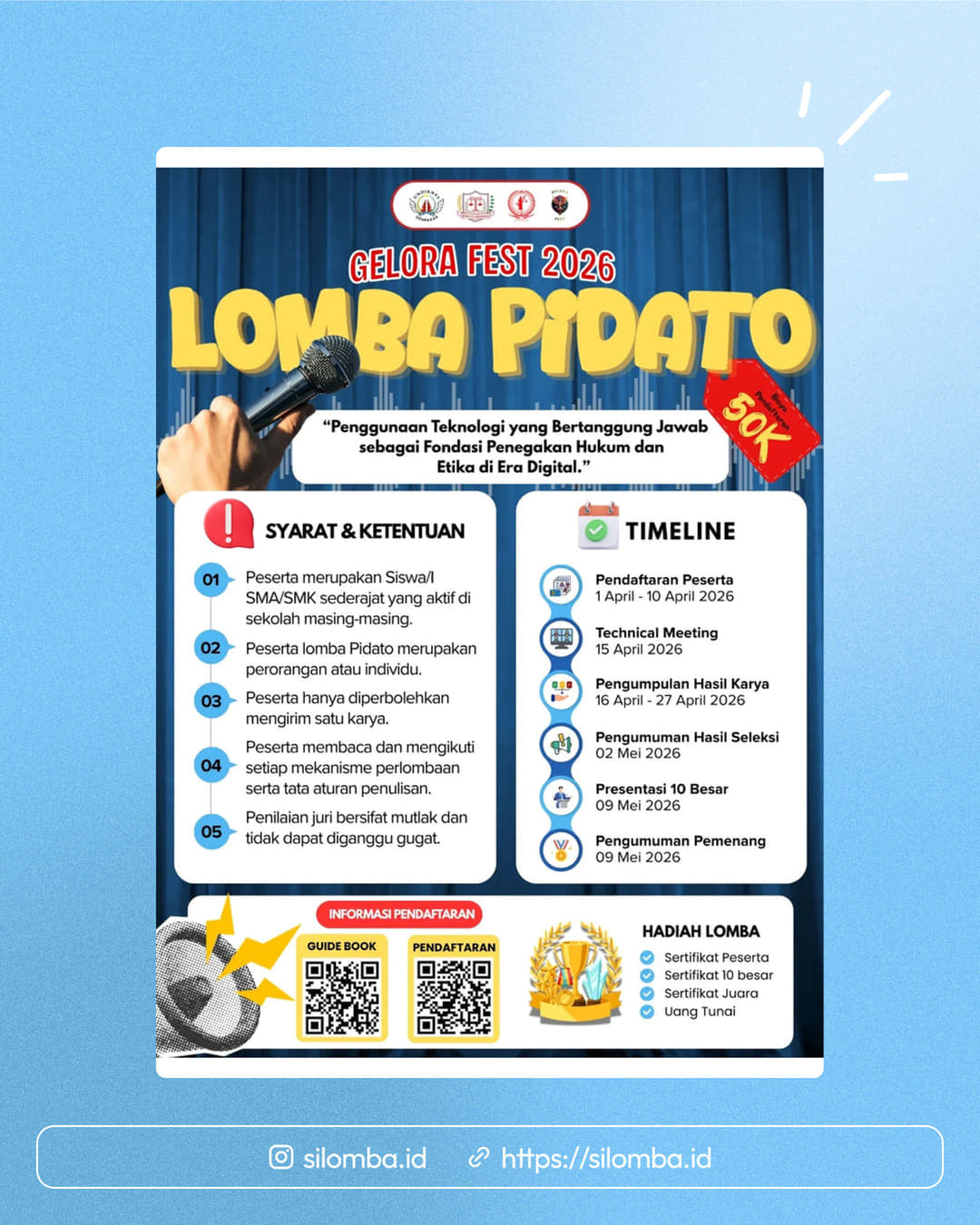 Lomba Pidato - Poster 1
