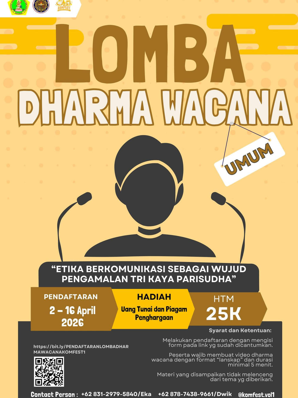 LOMBA DHARMA WACANA 2026 - Poster 2