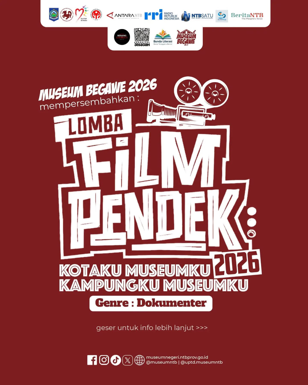 Lomba Video Dokumenter Museum Begawae Vol. 3 - Poster 2