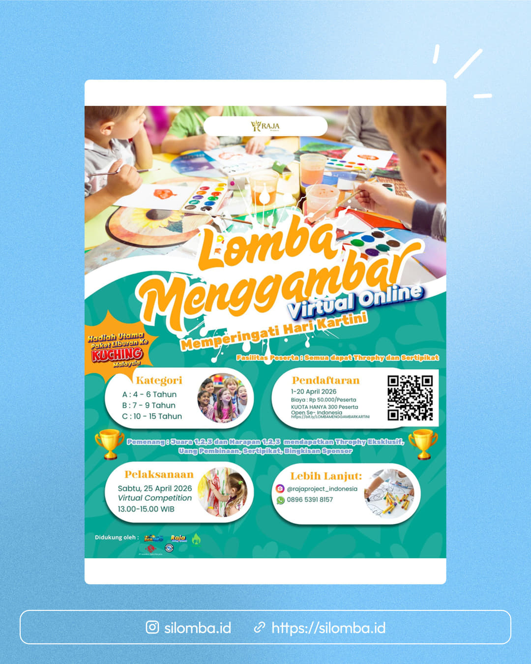 Lomba Menggambar Virtual Online - Poster 1