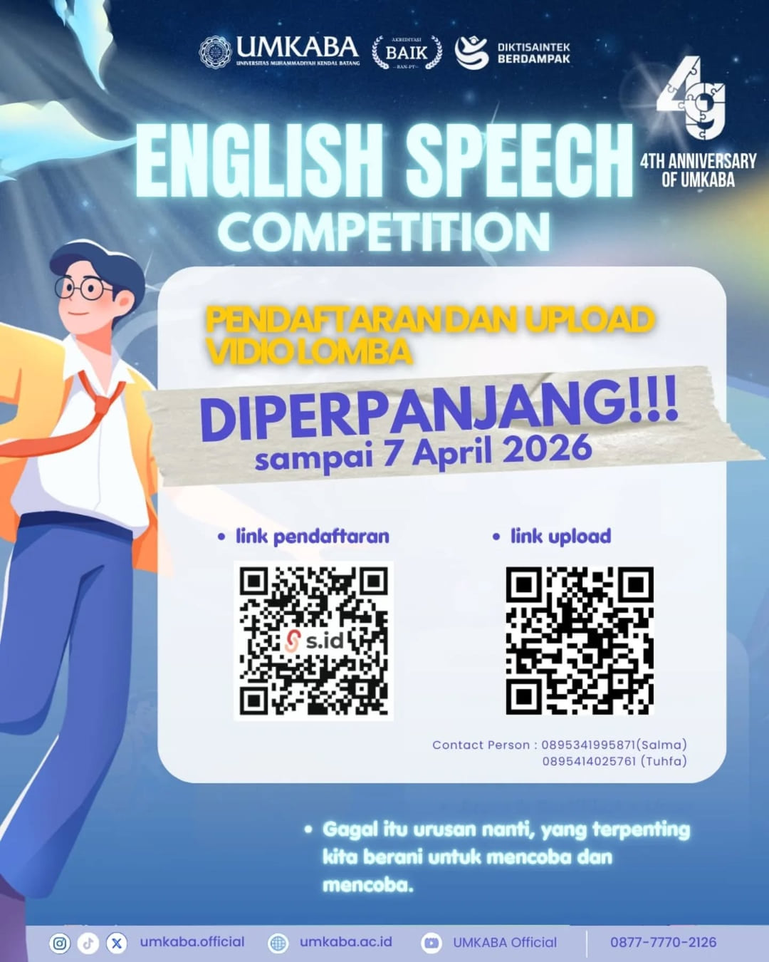 English Speech Competition - Poster 2
