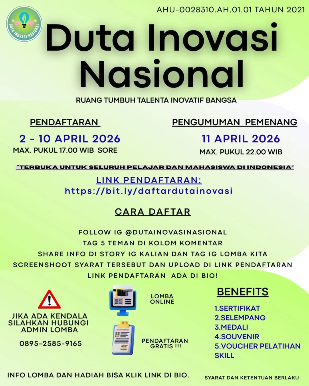 Duta Inovasi Nasional 2026 - Poster 2