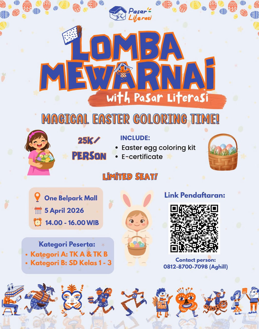 Lomba Mewarnai Pasar Literasi - Poster 2