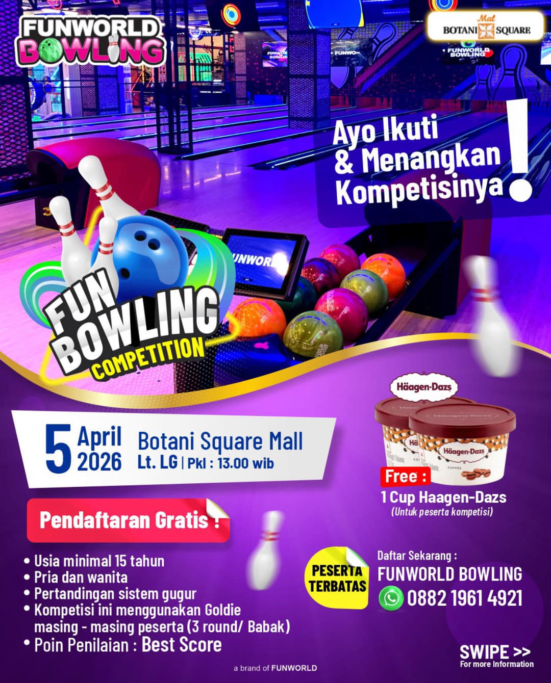 FUN BOWLING COMPETITION - Poster 2