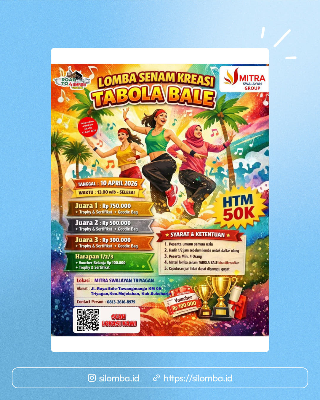 LOMBA SENAM KREASI TABOLA BALE - Poster 1