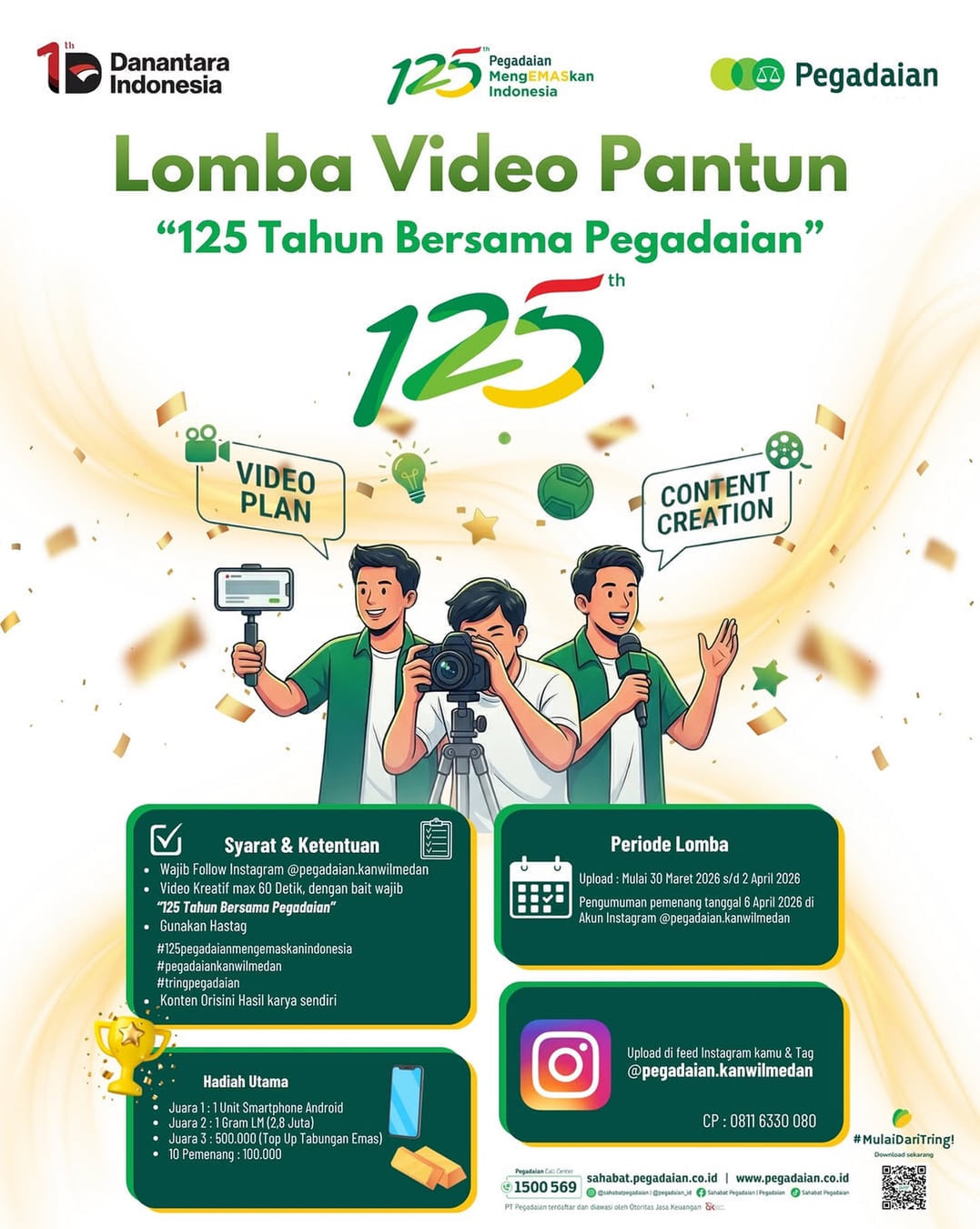 Lomba Video Pantun “125 Tahun Bersama Pegadaian” - Poster 2