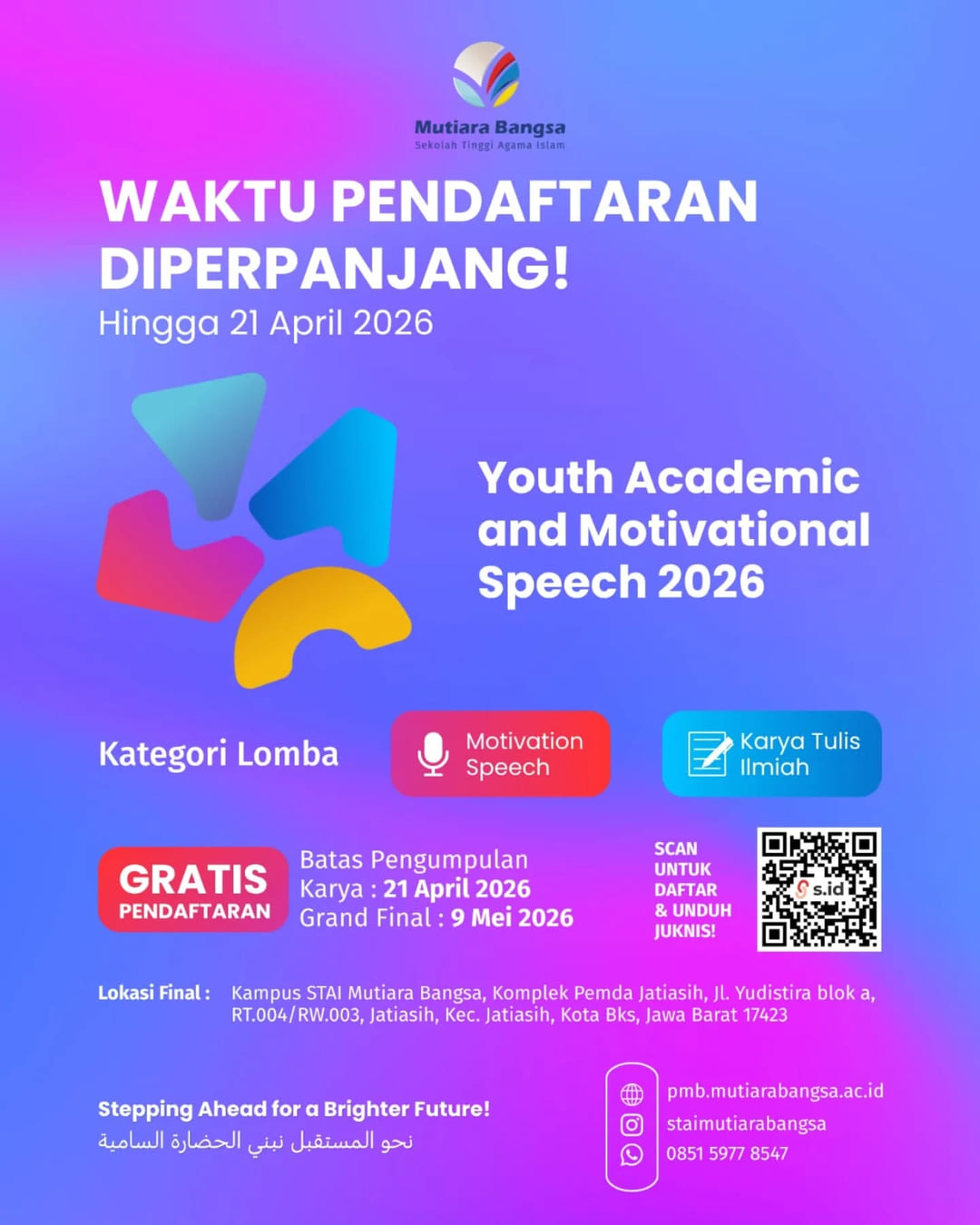 Youth Academic and Motivational Speech 2026 - Poster 2