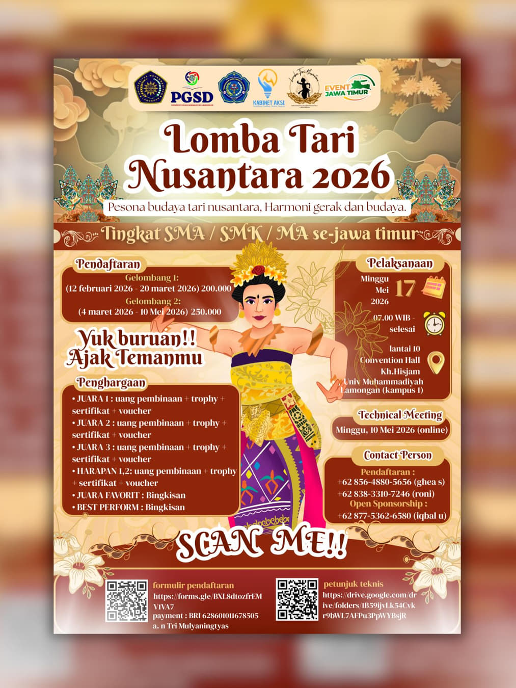 Lomba Tari Nusantara 2026 - Poster 2