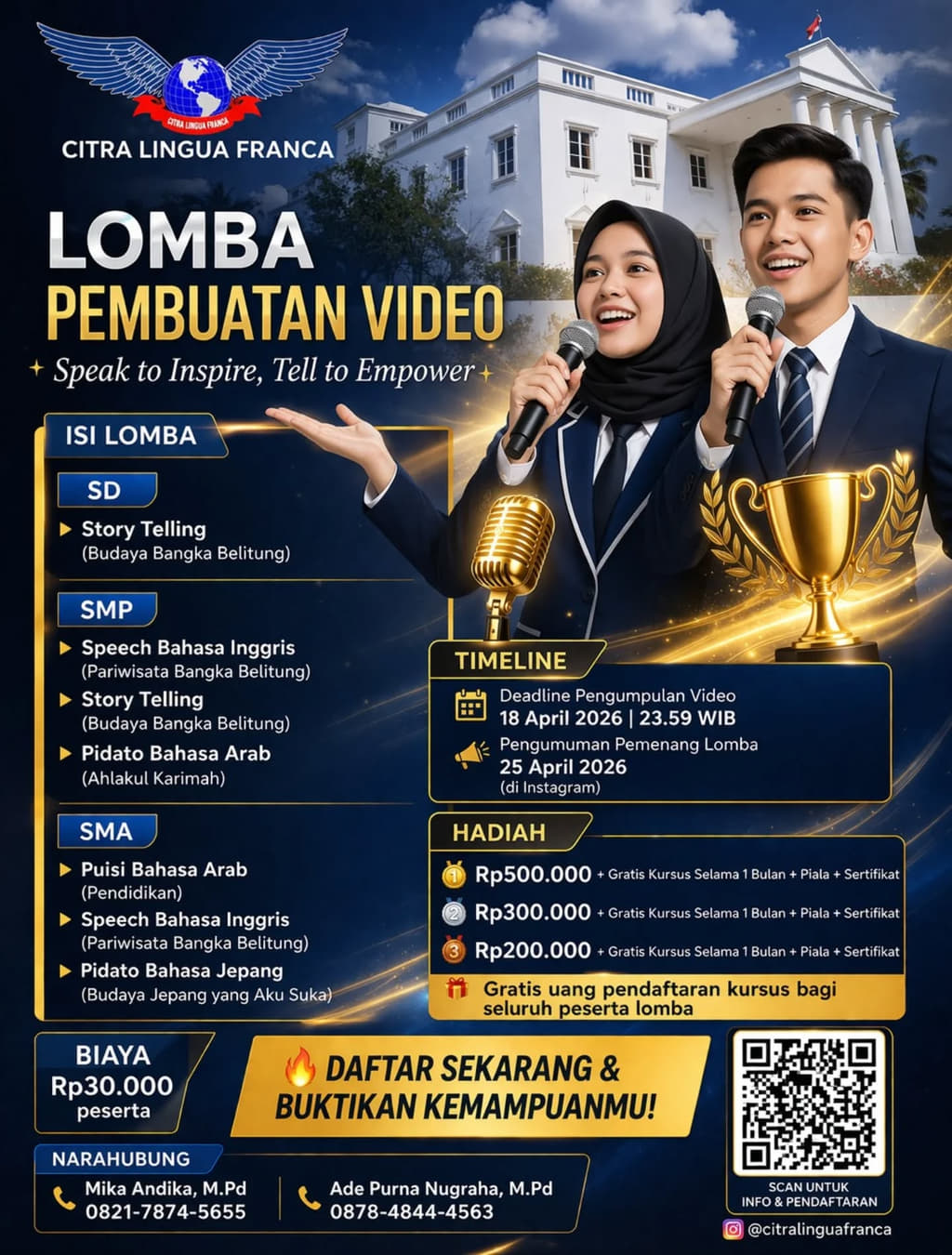 Lomba Pembuatan Video 2026 - Poster 2