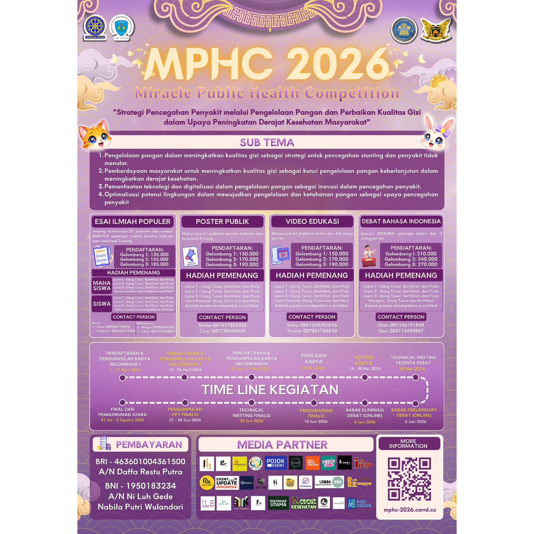 Miracle Public Health Competition (MPHC) 2026 - Poster 2