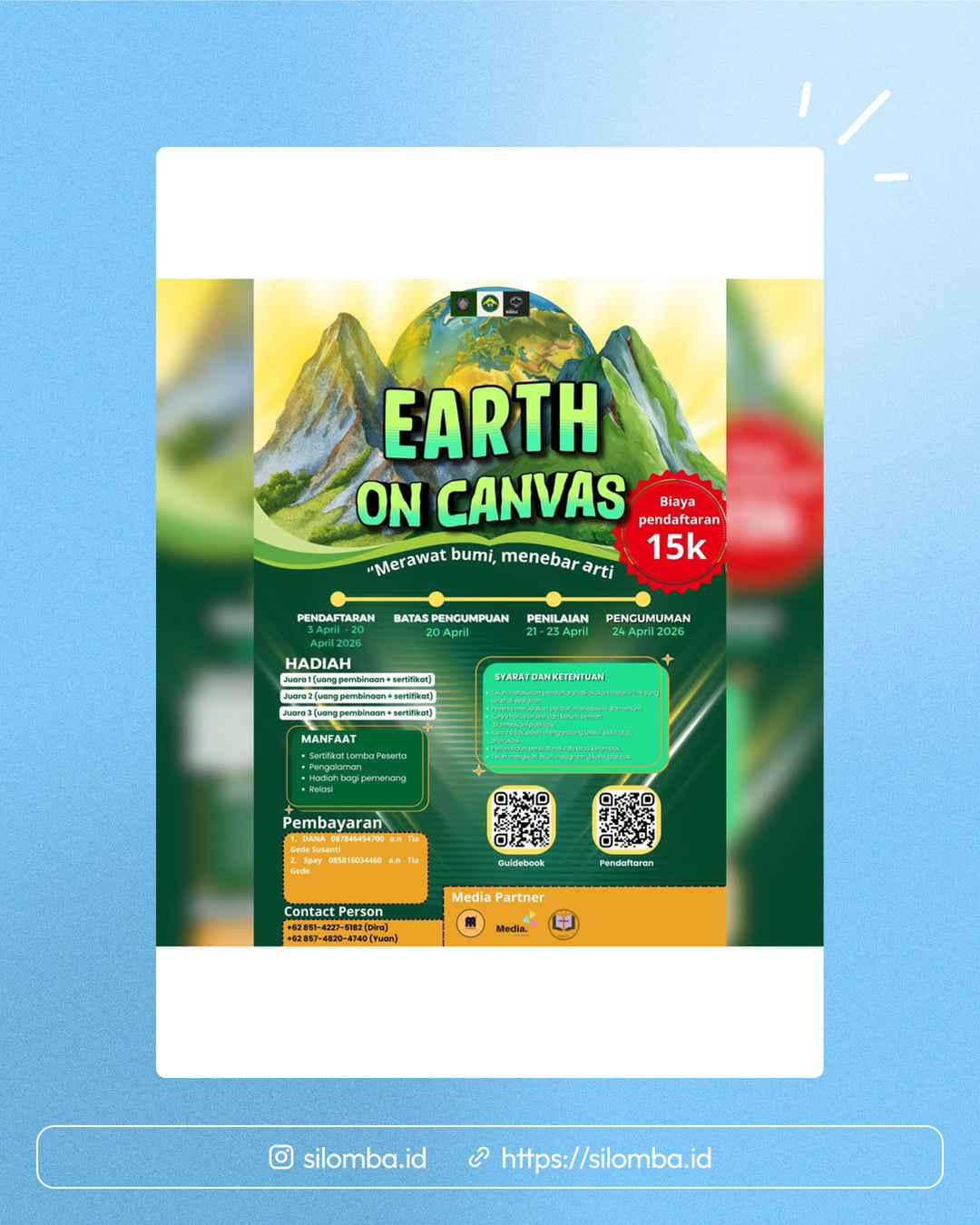 Earth on Canvas 2026 - Poster 1