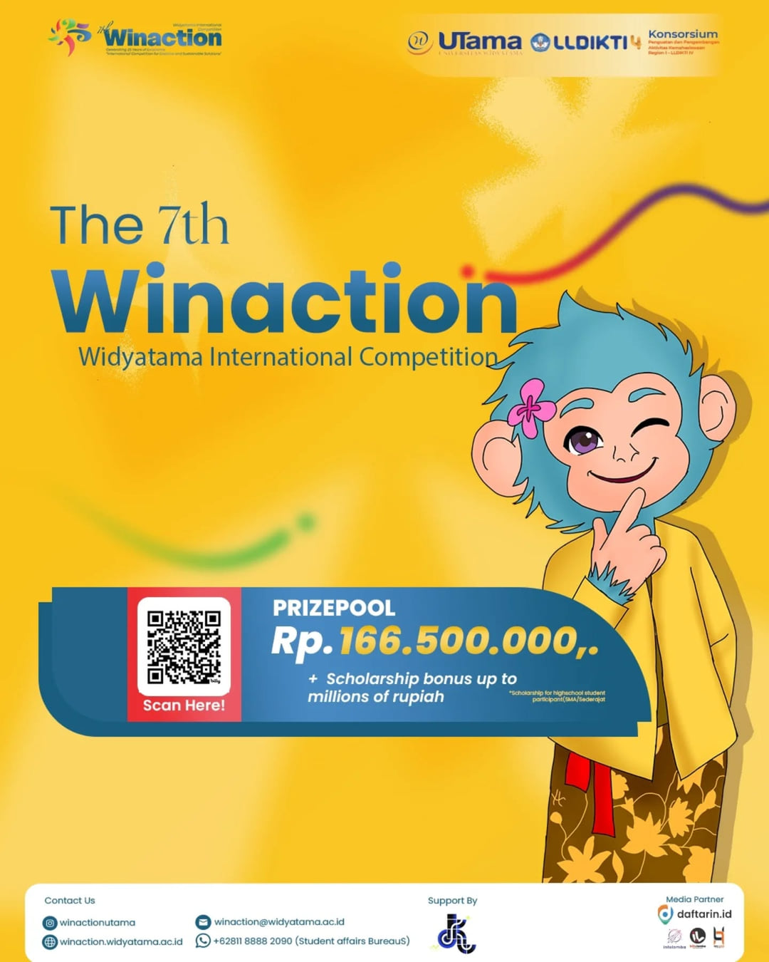 The 7th Widyatama International Competition (WINACTION) - Poster 2
