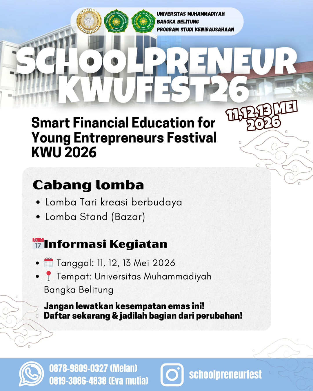 Schoolpreneur KWUFest26 - Poster 2