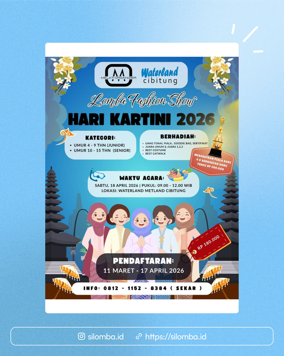 Lomba Fashion Show Hari Kartini 2026 - Poster 1