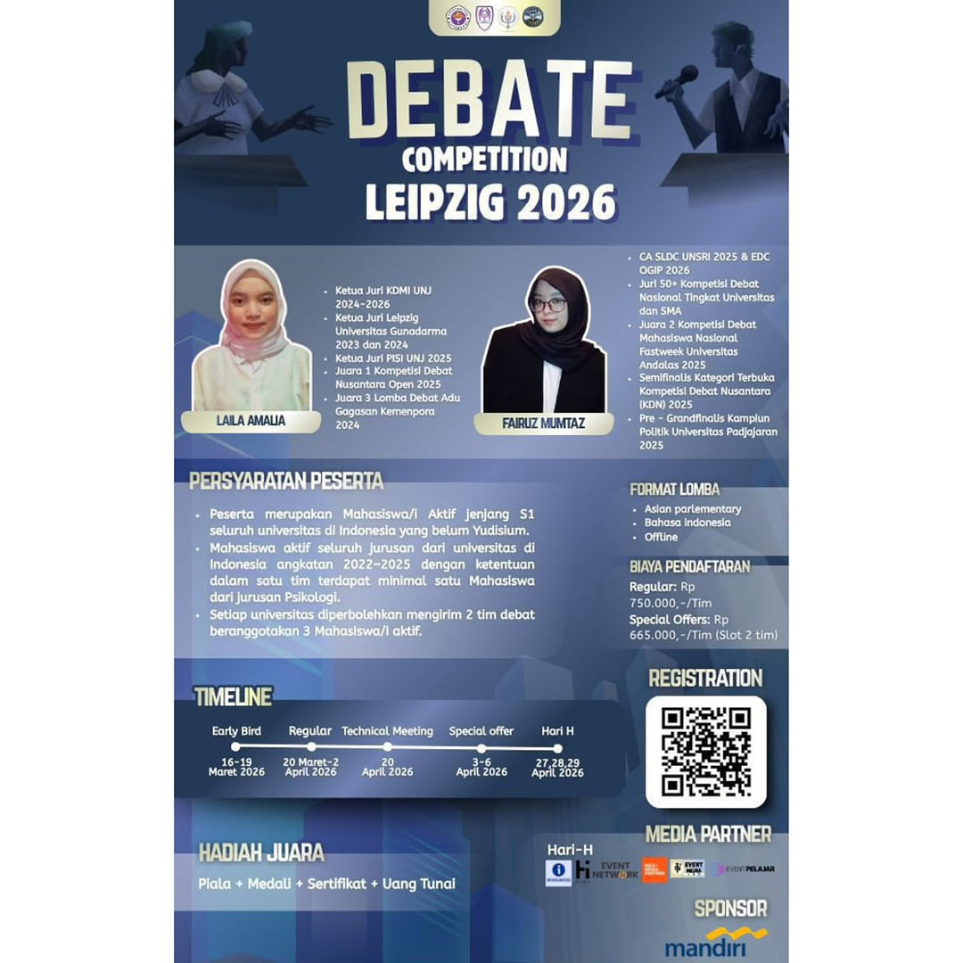 DEBATE COMPETITION – LEIPZIG 2026 - Poster 2
