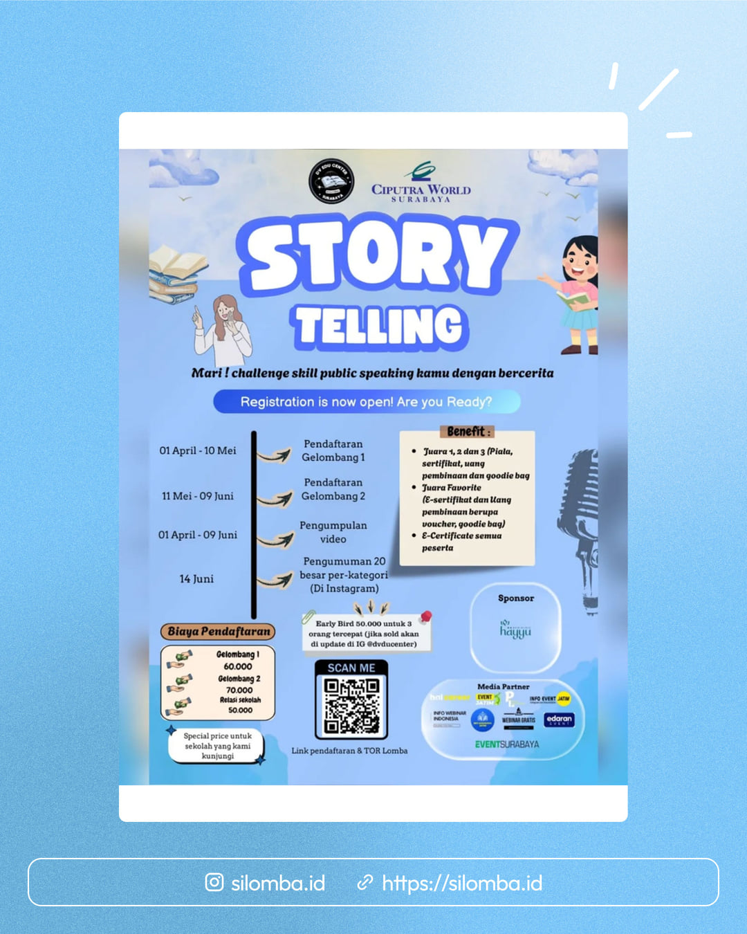 STORY TELLING COMPETITION - Poster 1