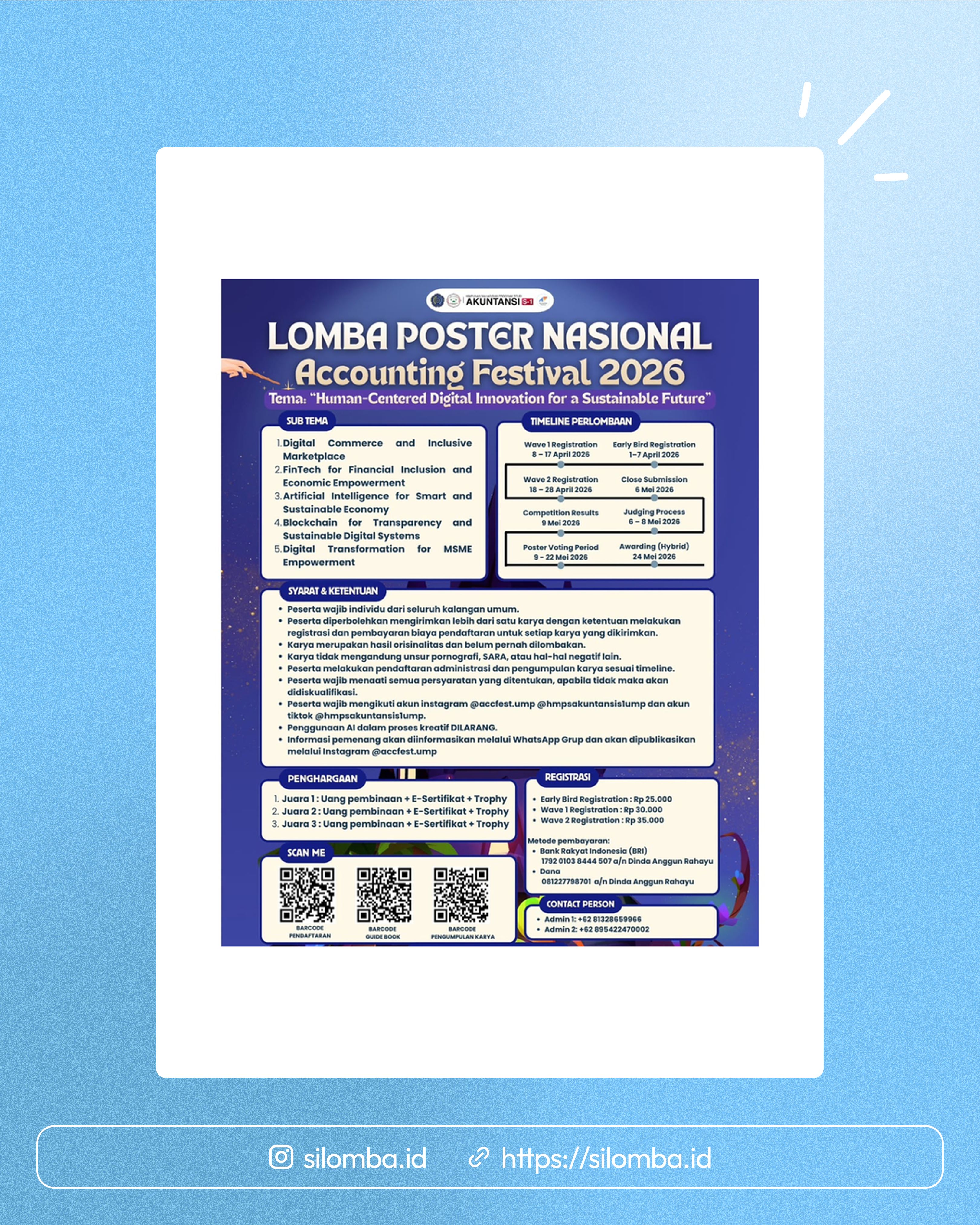 Lomba Poster Nasional ACCFEST 2026 - Poster 1