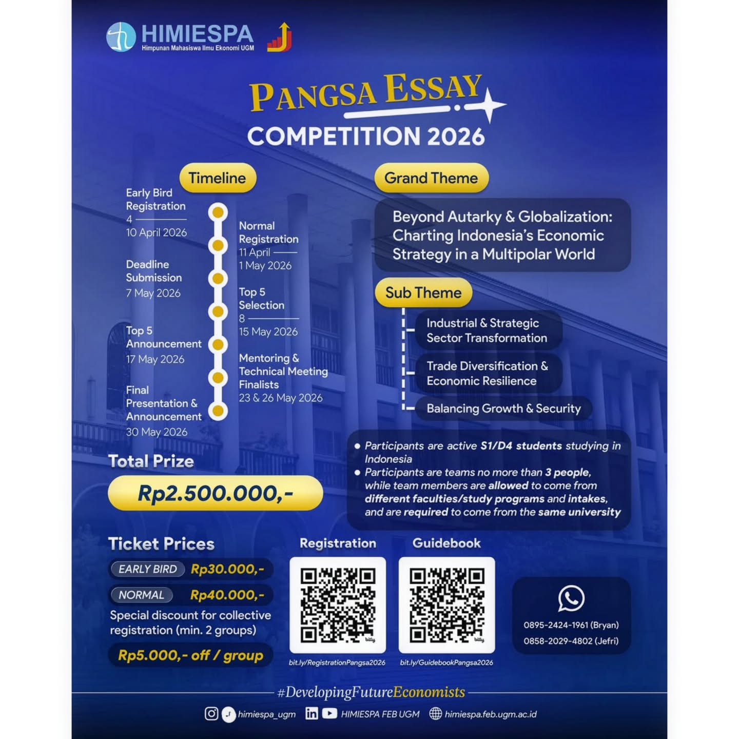 PANGSA Essay Competition 2026 - Poster 2