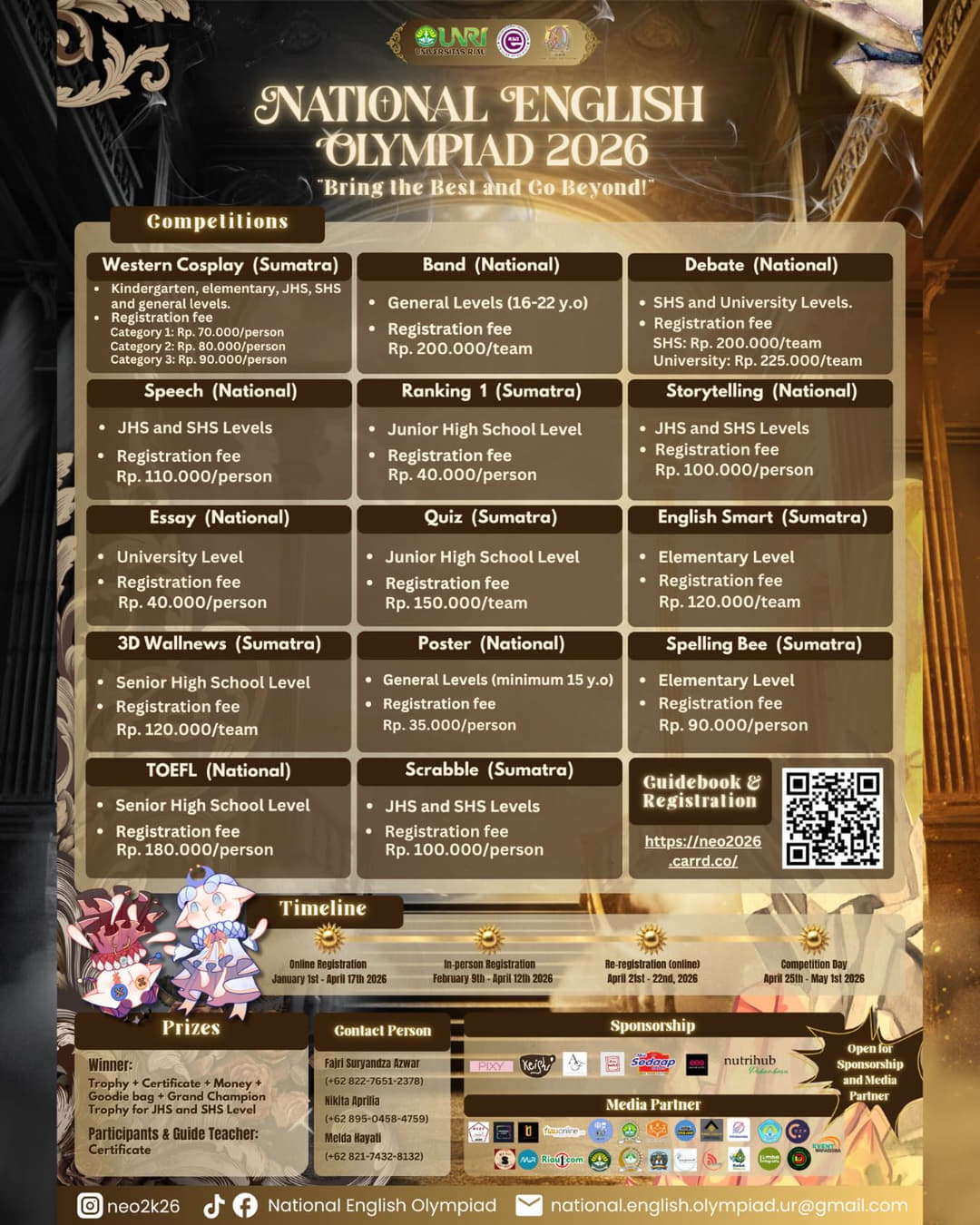 NATIONAL ENGLISH OLYMPIAD 2026 - Poster 2