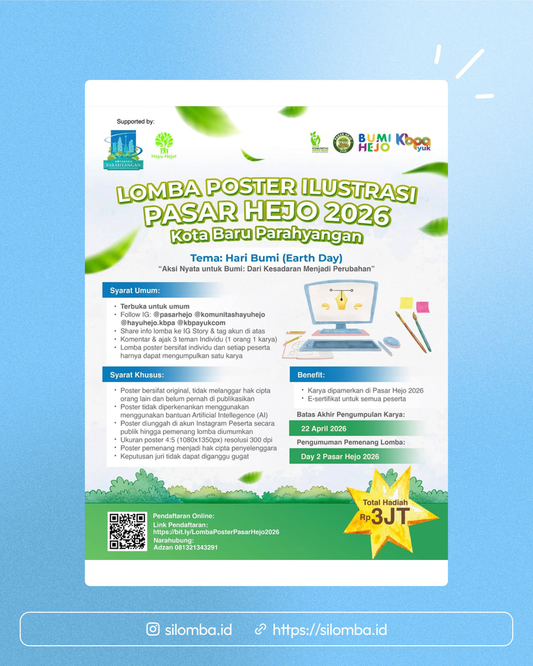 LOMBA POSTER ILUSTRASI β PASAR HEJO 2026 - Poster 1