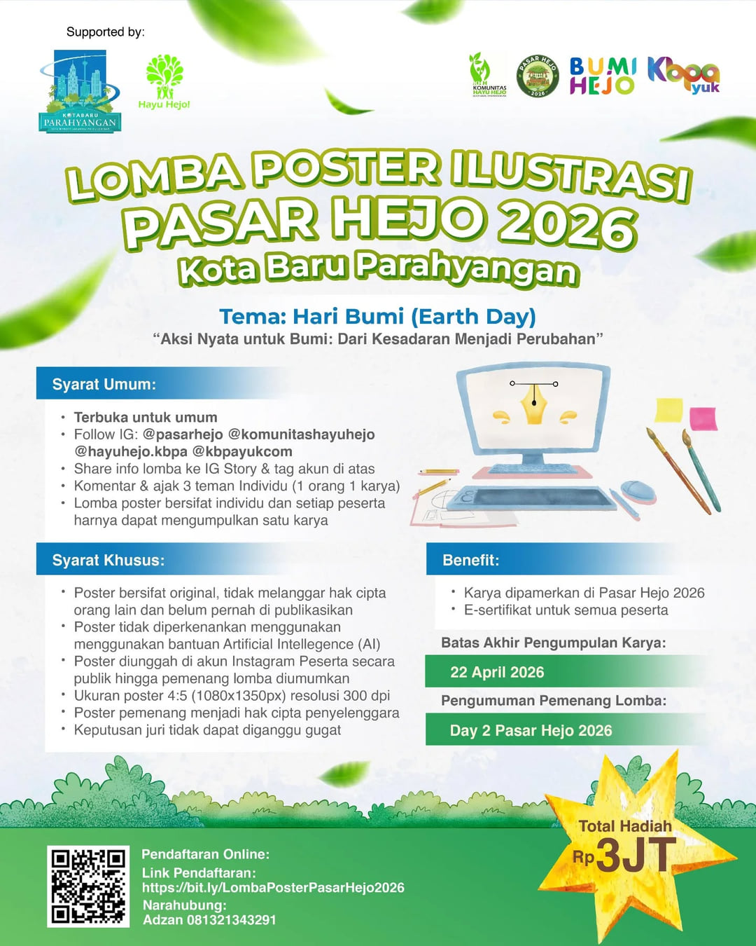LOMBA POSTER ILUSTRASI β PASAR HEJO 2026 - Poster 2