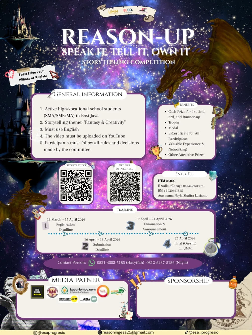 Reason-up 2026 Storytelling Competition - Poster 2