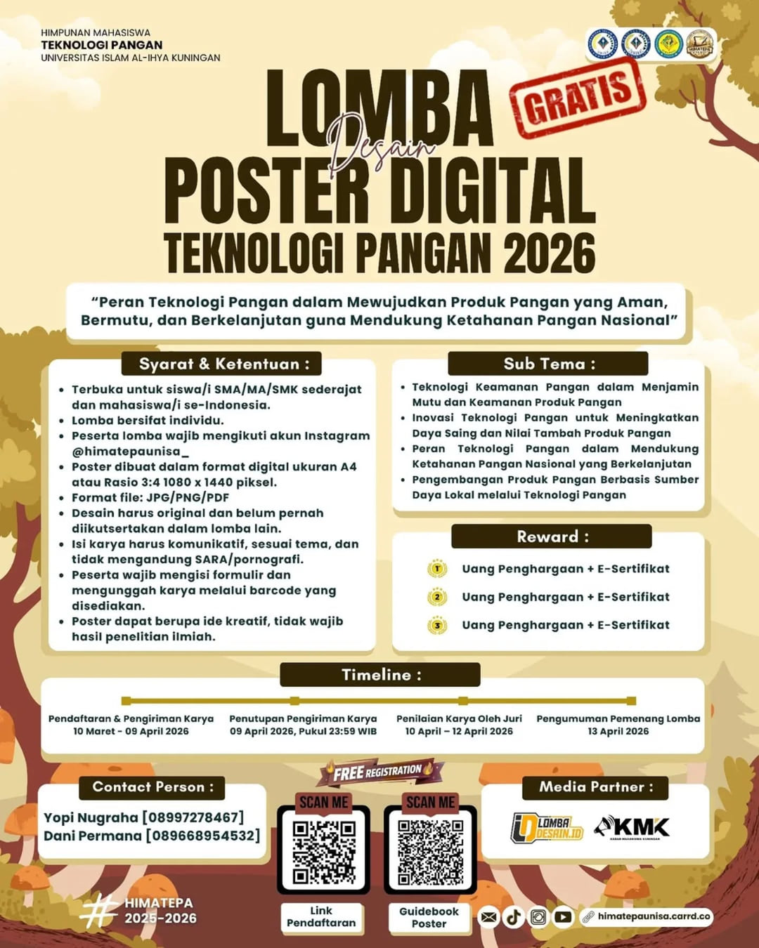 Lomba Desain Poster Digital – Teknologi Pangan 2026 - Poster 2