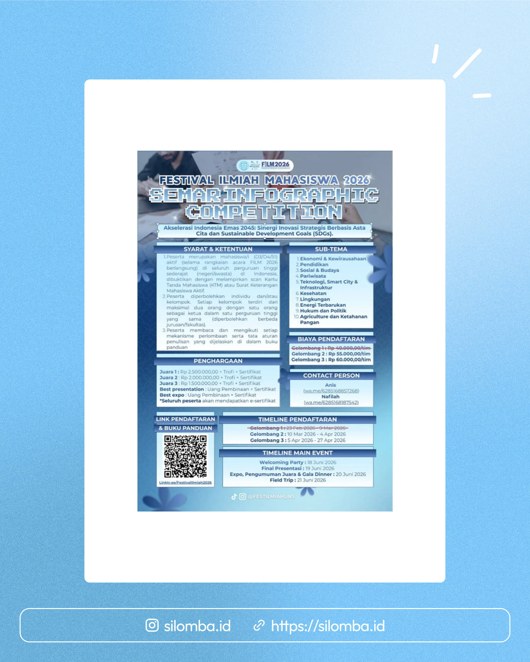 SEMAR Essay Competition, SEMAR Infographic Competition, SEMAR LKTIN - Poster 1