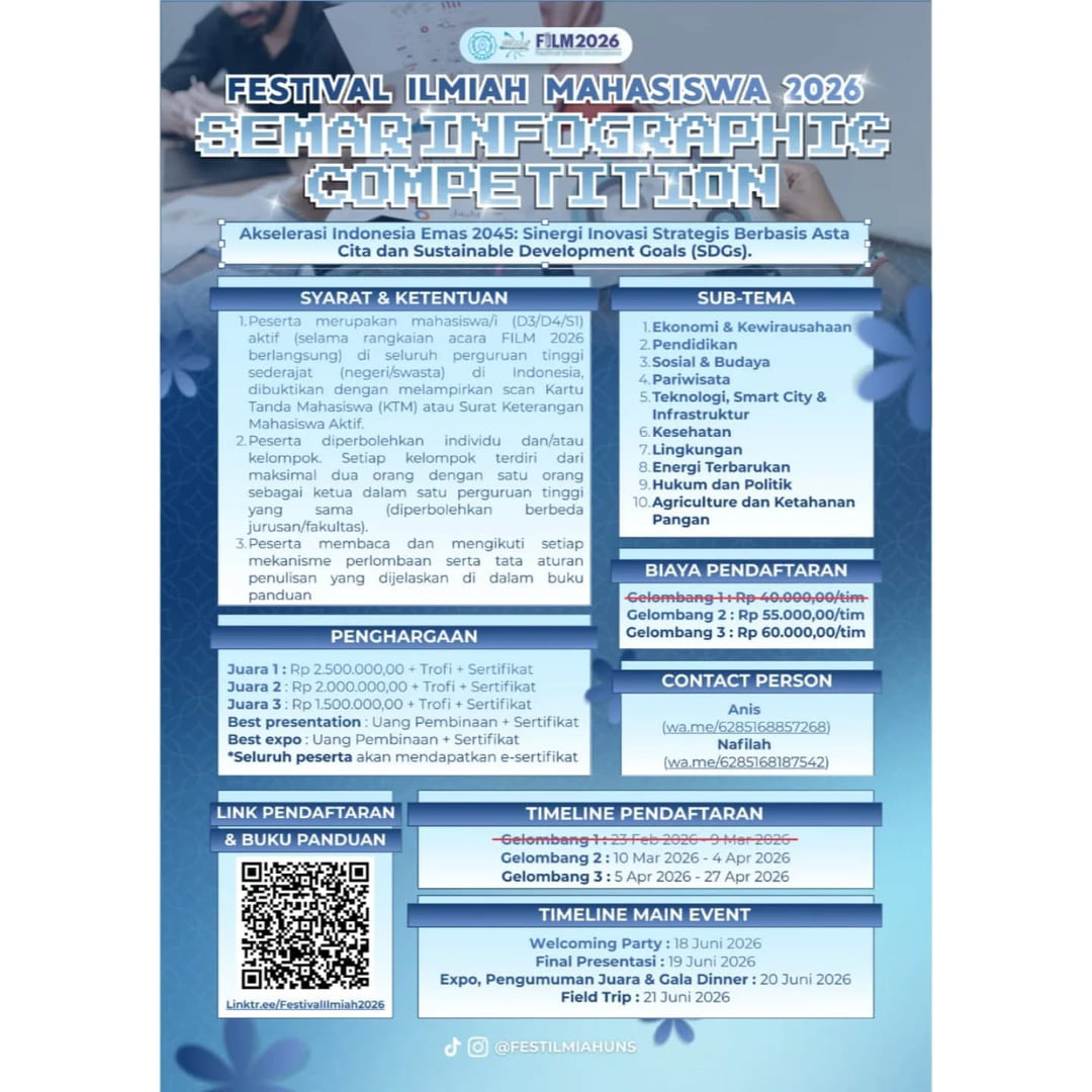 SEMAR Essay Competition, SEMAR Infographic Competition, SEMAR LKTIN - Poster 2