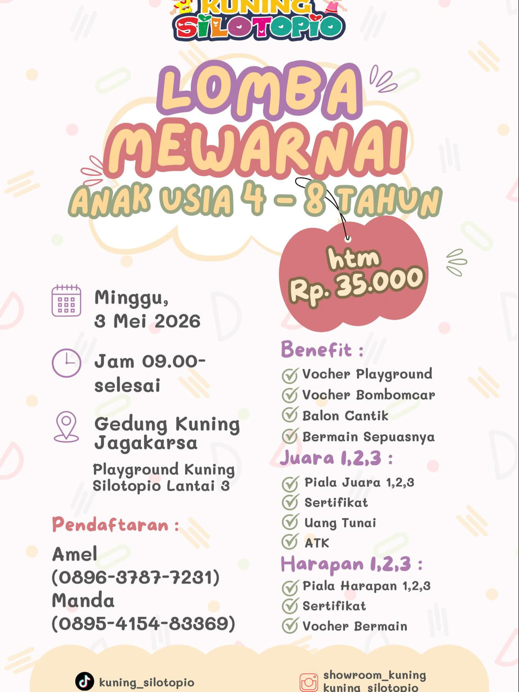 Lomba Mewarnai Kuning Silotopio - Poster 2