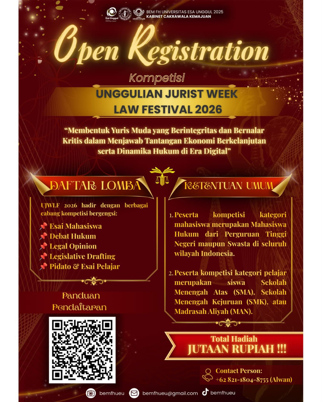 UJW Law Fest 2026 - Poster 2