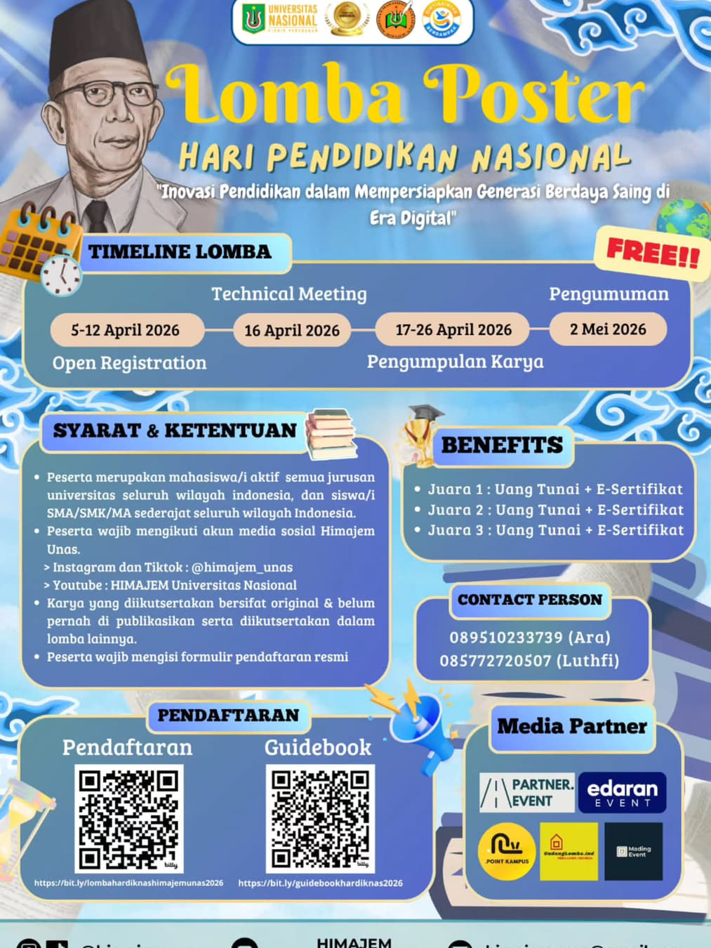 Lomba Poster Hari Pendidikan Nasional 2026 - Poster 2