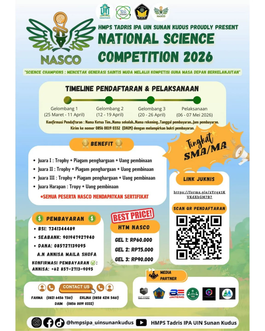 National Science Competition (NASCO) 2026 - Poster 2