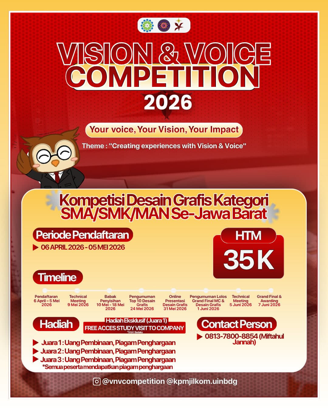 V&V COMPETITION 2026 - DESAIN GRAFIS - Poster 2