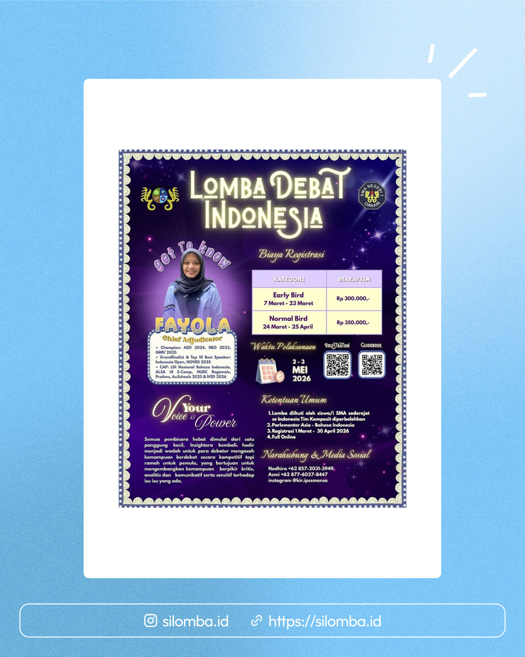 INSIGHTERA SOCIAL CLASH 2026 - Poster 1