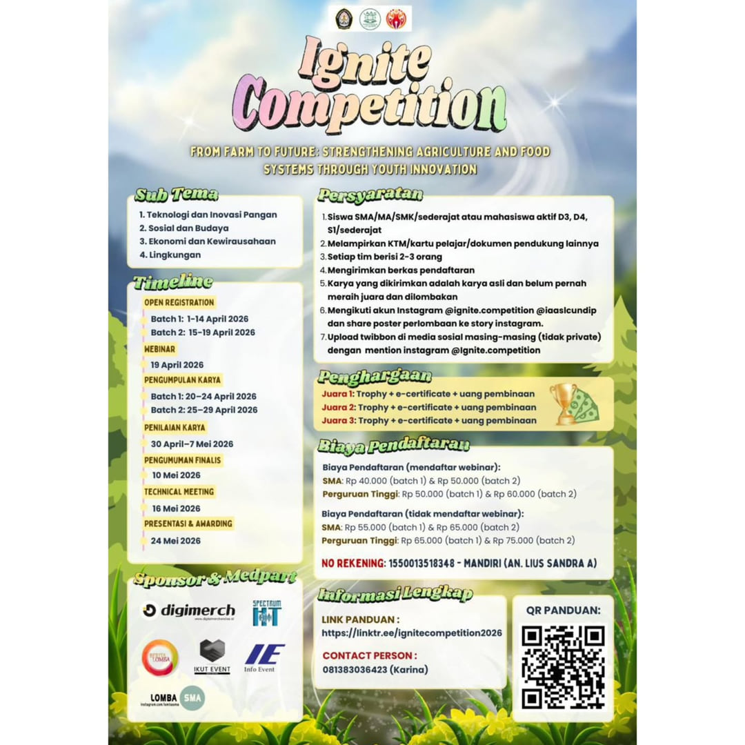 IGNITE National Essay Competition 2026 - Poster 2