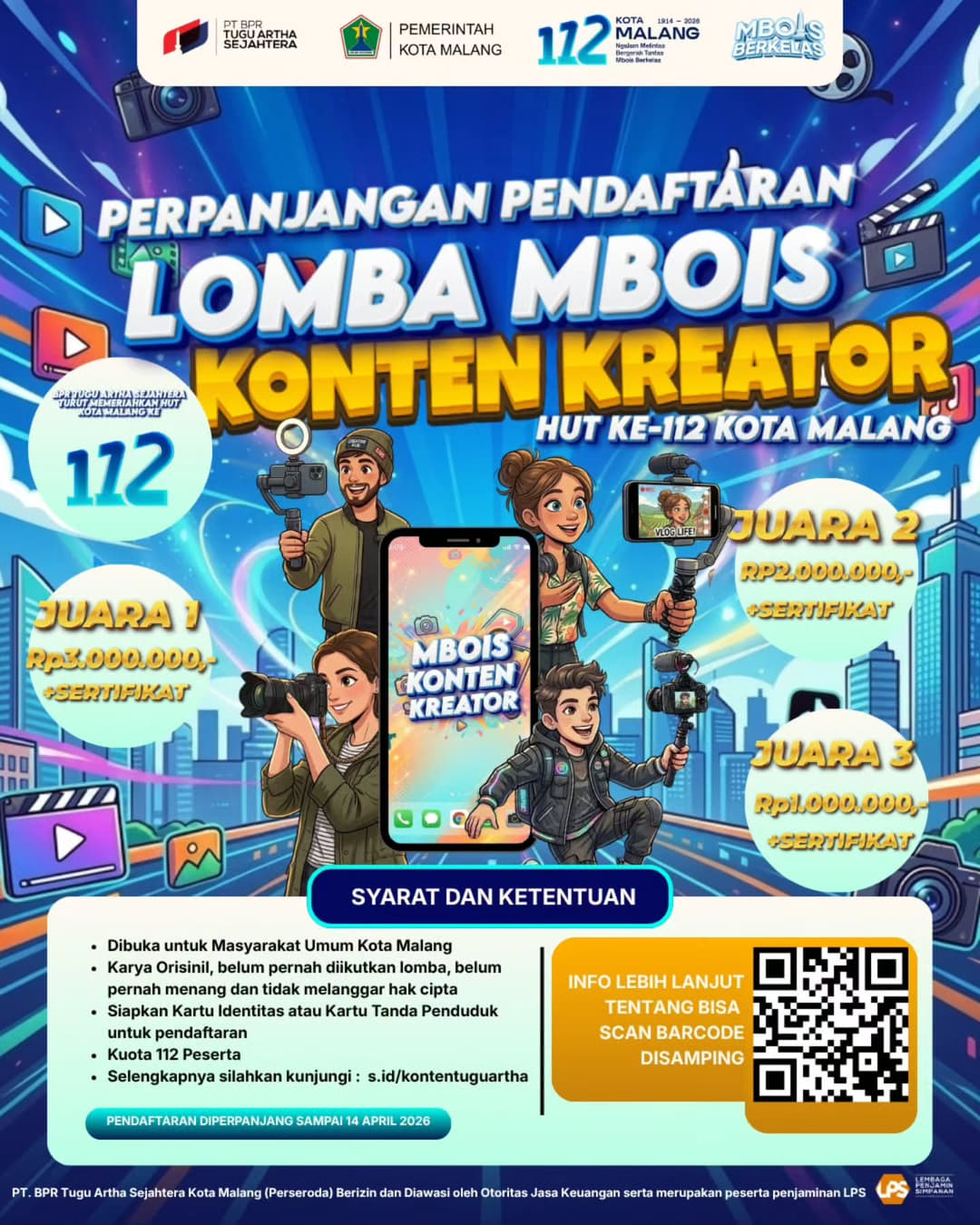 Lomba Mbois Konten Kreator - Poster 2