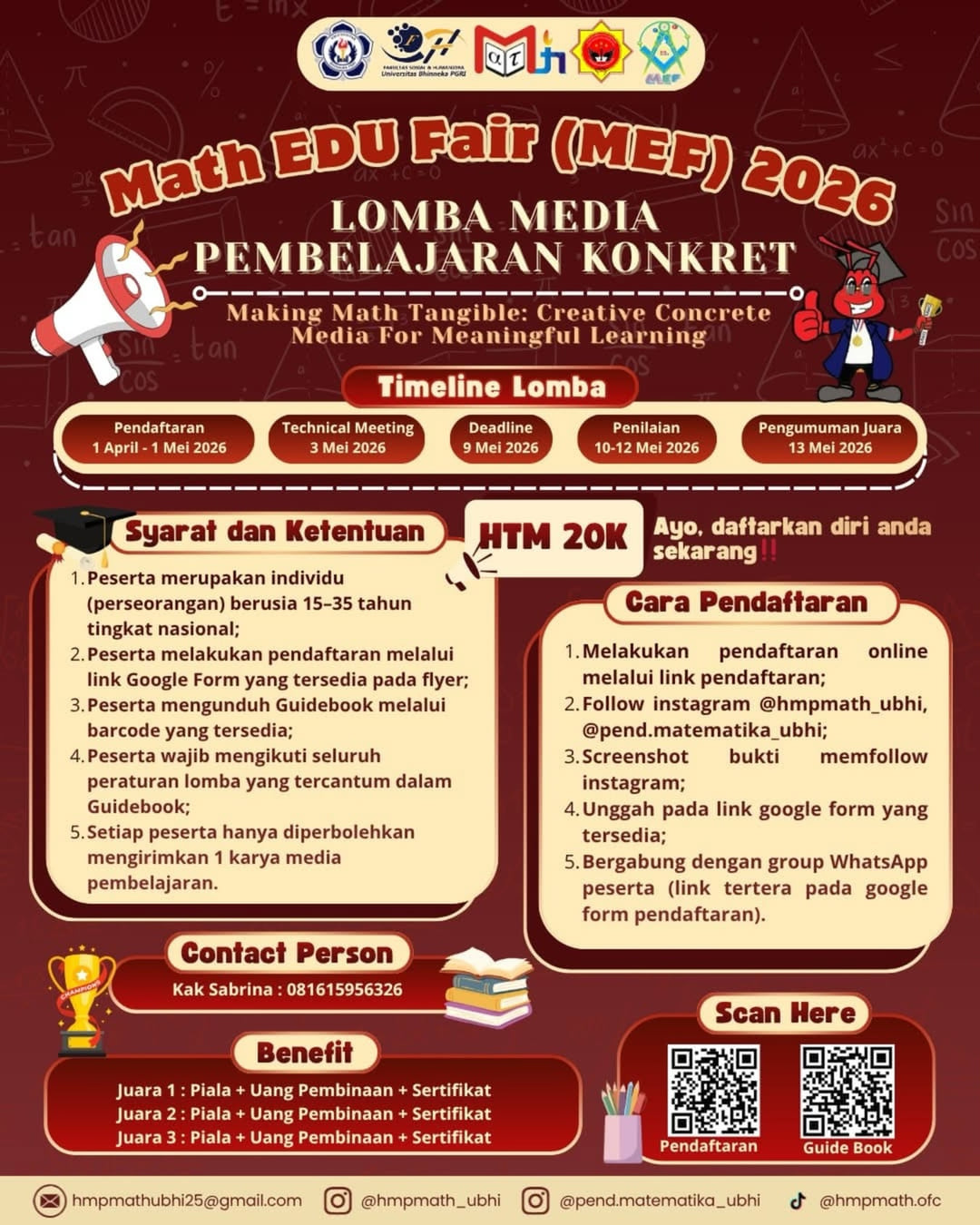 Math EDU Fair (MEF) 2026 - Poster 2