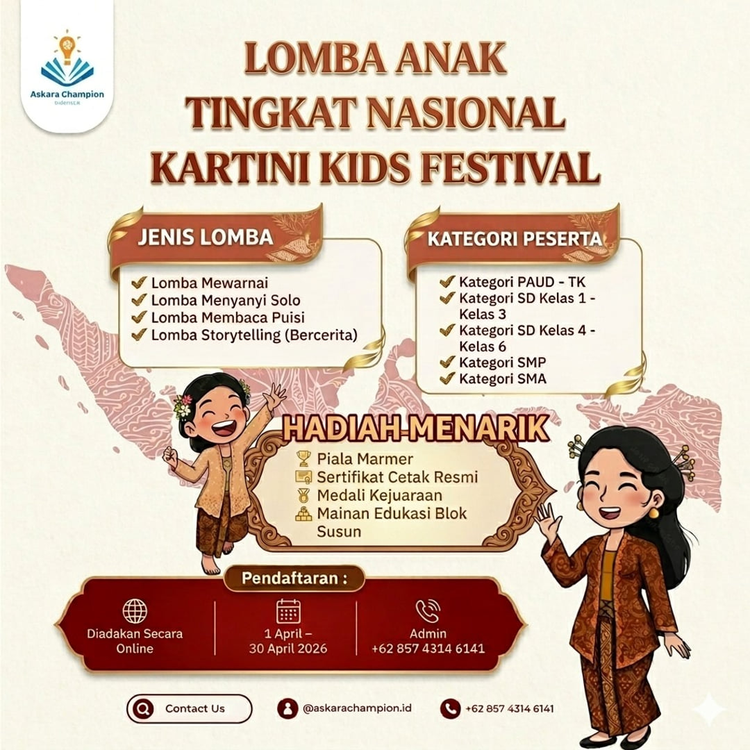 Kartini Kids Festival 2026 - Poster 2