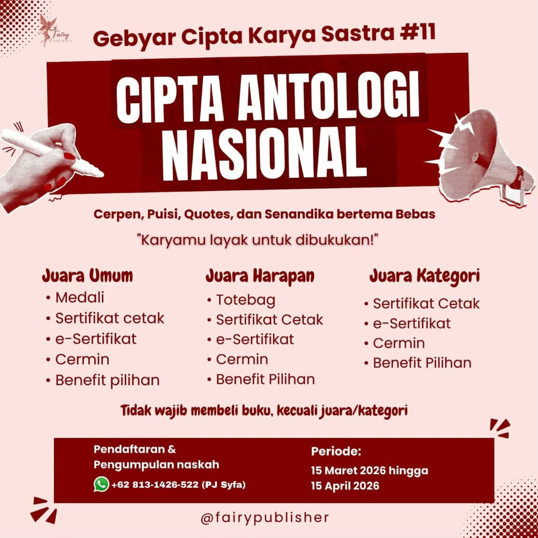 Lomba Menulis Tingkat Nasional - Poster 2